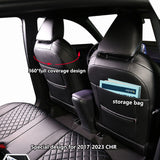 Toyota CHR leather seat covers custom fit by HKZAuto