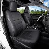 Toyota Corolla Cross custom fit leather seat covers with premium car interior design