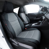 Toyota Corolla Cross custom fit leather seat covers with premium car interior design