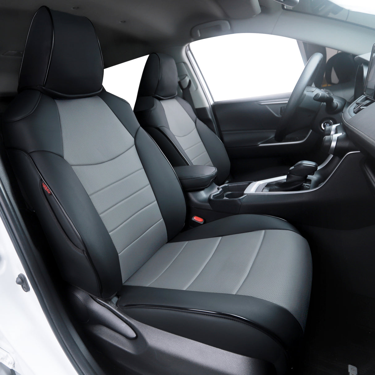 Toyota Corolla Cross custom fit leather seat covers with premium car interior design
