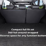 Toyota Corolla Cross custom fit leather seat covers with premium car interior design