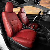 Toyota Corolla Cross custom fit leather seat covers with premium car interior design