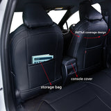 Toyota Corolla black leather car seat covers custom fit