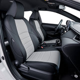 Toyota Corolla black leather car seat covers custom fit