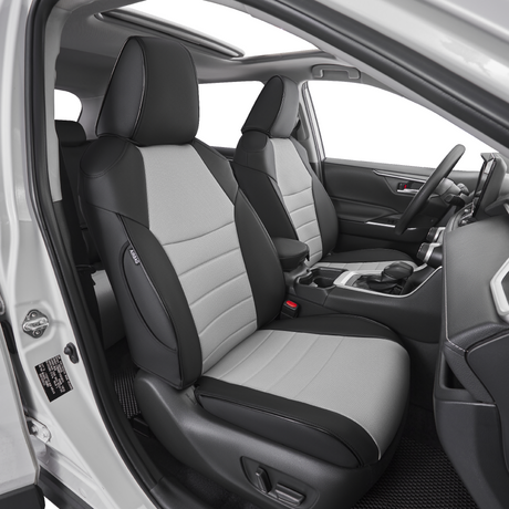 Custom leather seat covers for Toyota RAV4 car interior