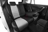 Toyota RAV4 black and gray leather custom seat covers