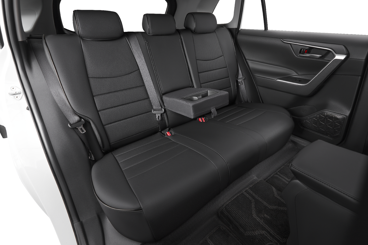 Custom leather seat covers for Toyota RAV4 car interior