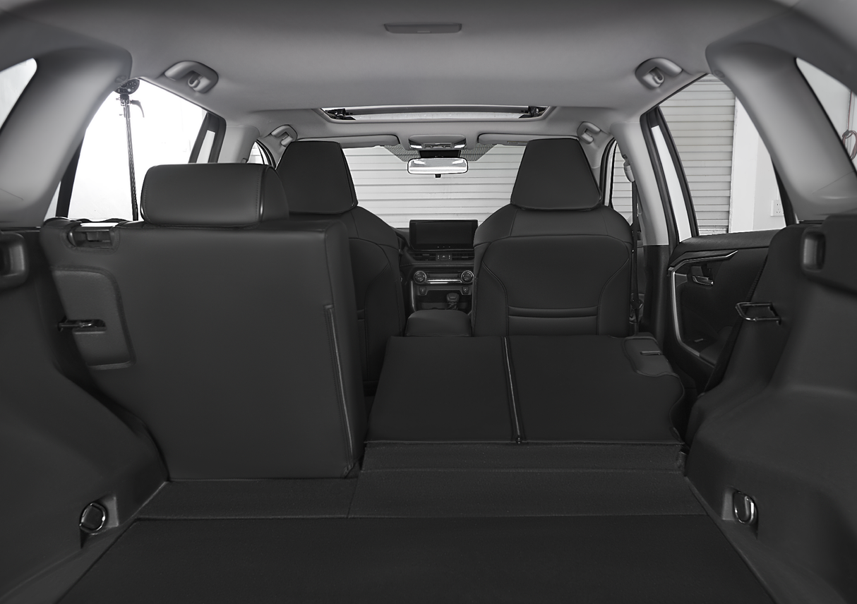 Custom leather seat covers for Toyota RAV4 car interior