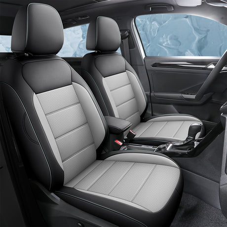 Toyota Tacoma leather seat covers custom fit by HKZAuto