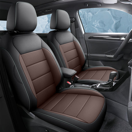Toyota Tacoma leather seat covers custom fit by HKZAuto