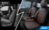 Toyota Tacoma leather seat covers custom fit by HKZAuto