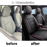 Toyota Tacoma leather seat covers custom fit by HKZAuto