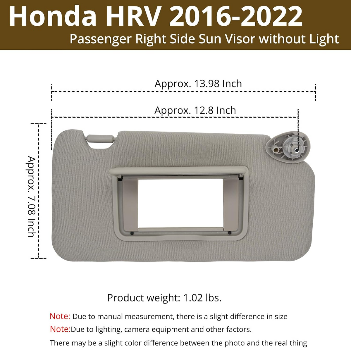 Sun Visors for 2016–2022 Honda HR-V | Custom Fit Replacement