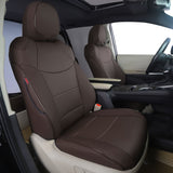 HKZ Custom Fit Car Seat Covers for Toyota Sienna 2021 2022 2023 2024 2025 - Leather