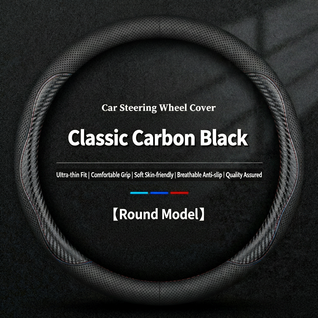 Leather Steering Wheel Covers | Custom-Fit | HKZAuto