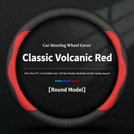 Leather Steering Wheel Covers | Custom-Fit | HKZAuto